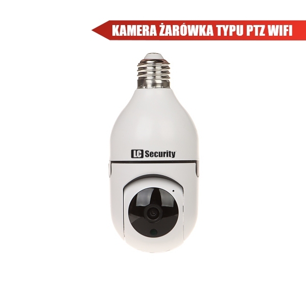 LC-BULB PTZ - Kamera żarówka typu PTZ WI-FI