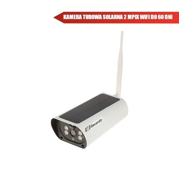 LC-TUBE SOLAR WI-FI - Kamera tubowa solarna 2 Mpix WI-FI do 60/90/180 dni