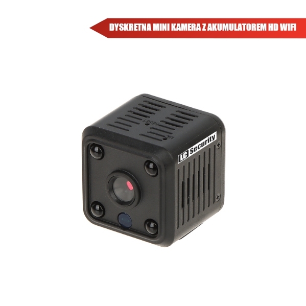 LC-CUBE MINI - Dyskretna mini kamera z akumulatorem HD WI-FI