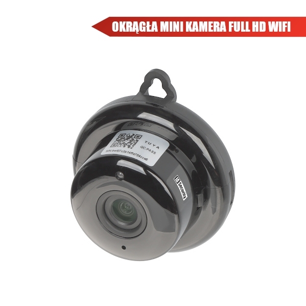 LC-RING - Okrągła mini kamera FullHD WI-FI
