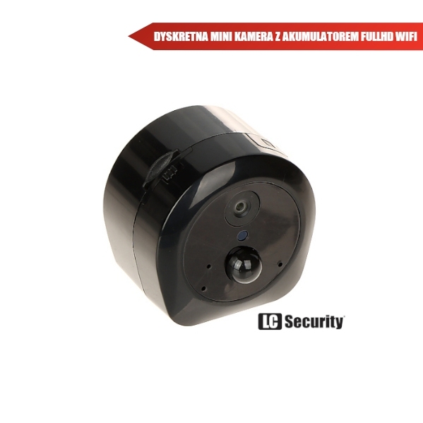 LC-HOOD - Dyskretna mini kamera z akumulatorem FullHD WI-FI