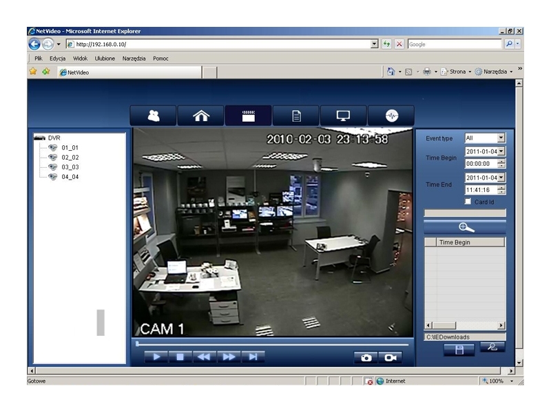 LC-DVR-1140AHD PREMIUM - kamering IP + analog AHD